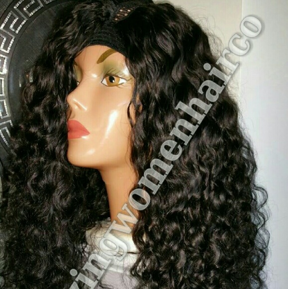 Versatile U part wig brazillian deep wave mixed le