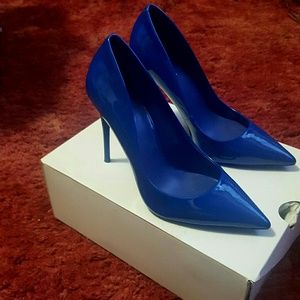Blue heels