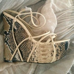 Snake Skin Wedge
