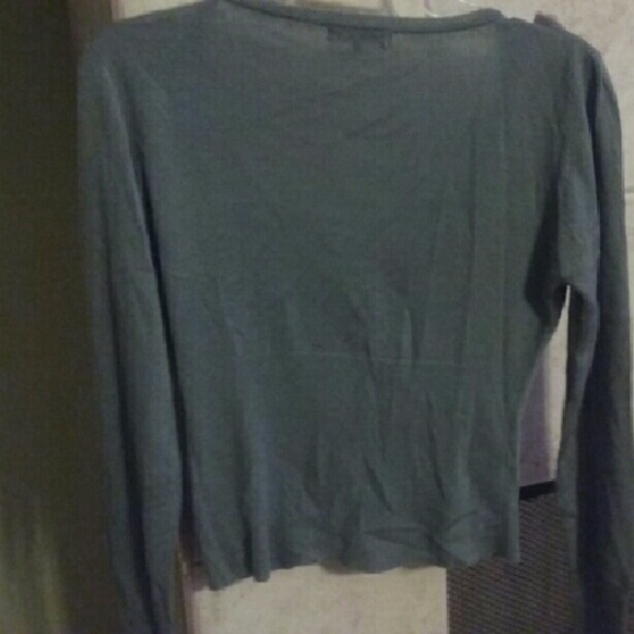 Womens Ruffled Sweater - Picture 2 of 2