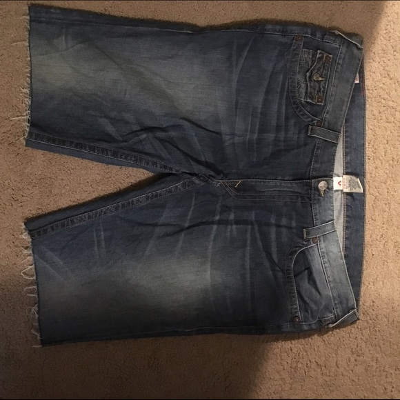 Men's true religion Jean shorts