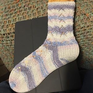 Hand-knit socks