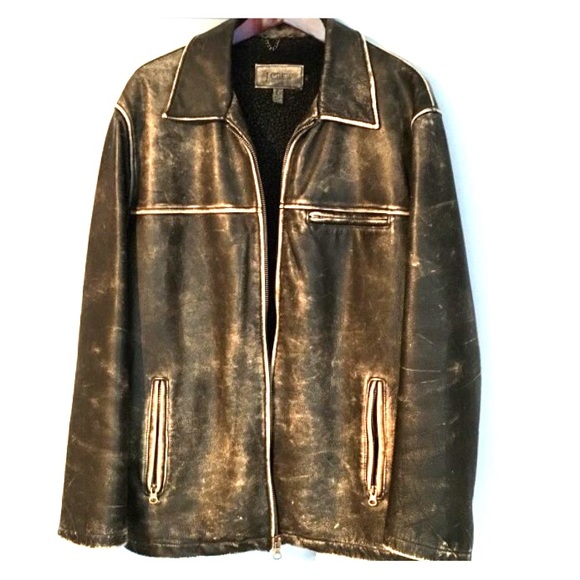 Vintage Black Leather Jacket