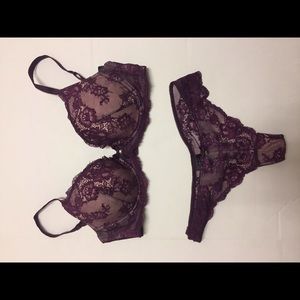 Purple H&M Bra/Panty set