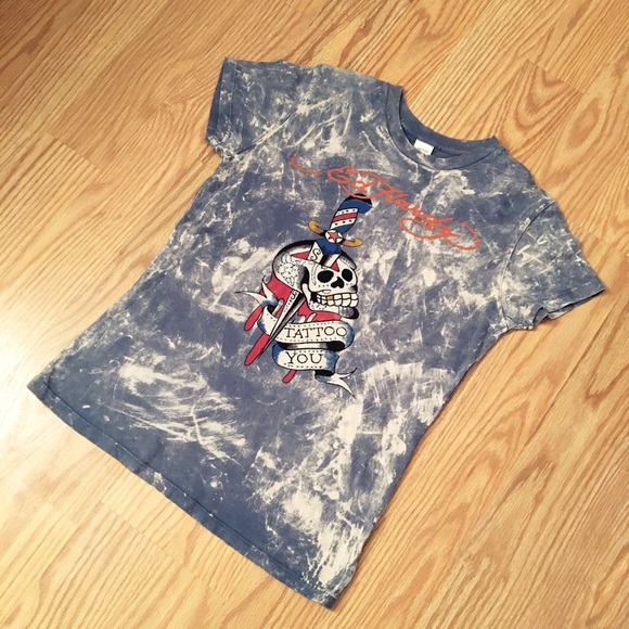 ED HARDY AUTHENTIC graphic tee - Picture 1 of 9