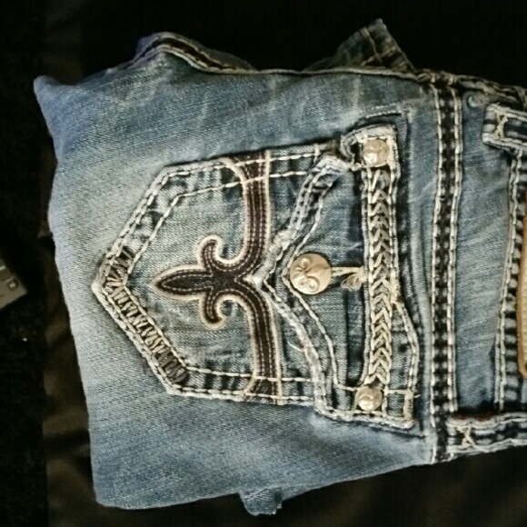 Boot cut rock revival jeans