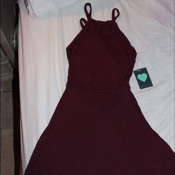 Kendall + Kylie Deep Plum purple Dress