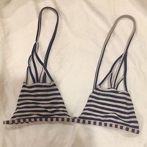 Acacia santorini top navy creme stripe