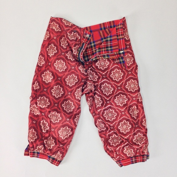 🚫SOLD🚫VINTAGE WOOL KNICKERS | 60s Tartan Plaid K - Picture 4 of 4