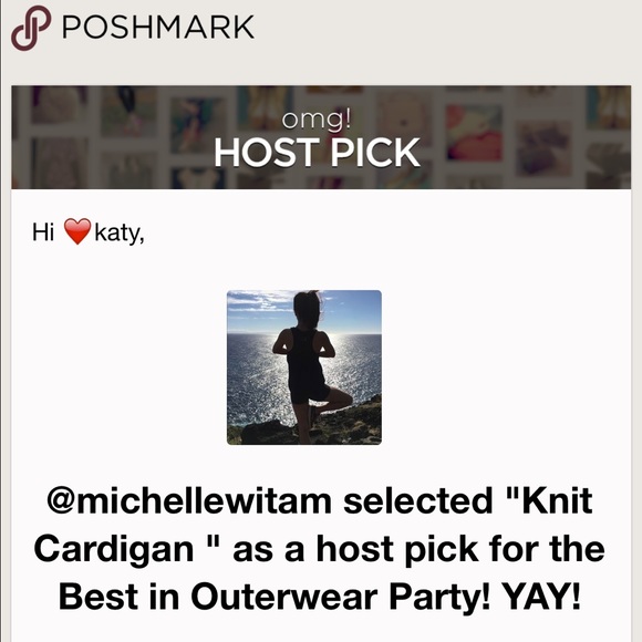 🍁🍂HP 11-26-16🍁🍂Knit Cardigan 🍁🍂 - Picture 4 of 4