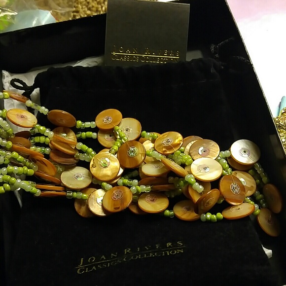 Bohemian Joan Rivers necklace