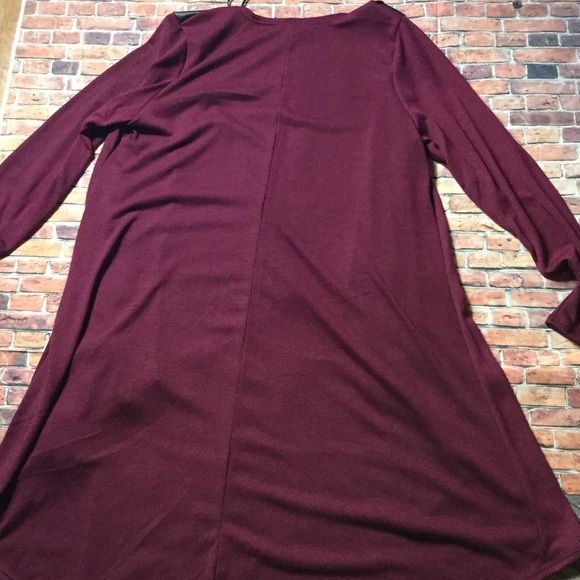 CCO Burgundy duster plus sizes 2X and 3X  nwt - Picture 4 of 4