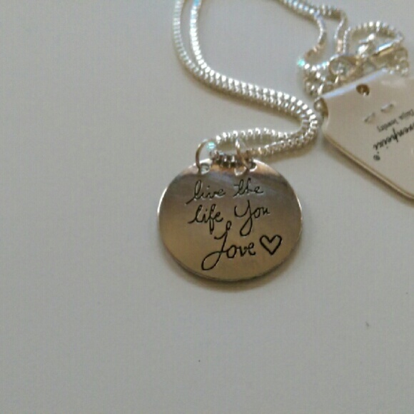 Quote necklace