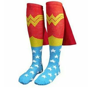 Wonder Woman Socks with cape