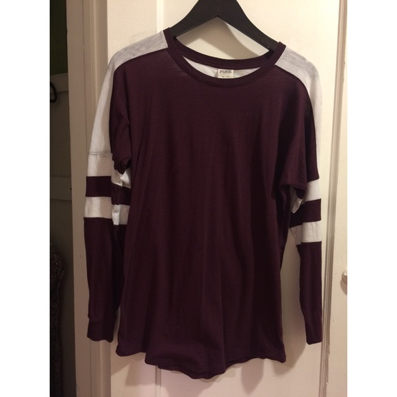 Maroon PINK T-shirt