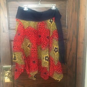 Free People side tie skirt