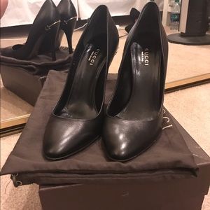 Gucci "Nappa Charlotte" Nero Pumps