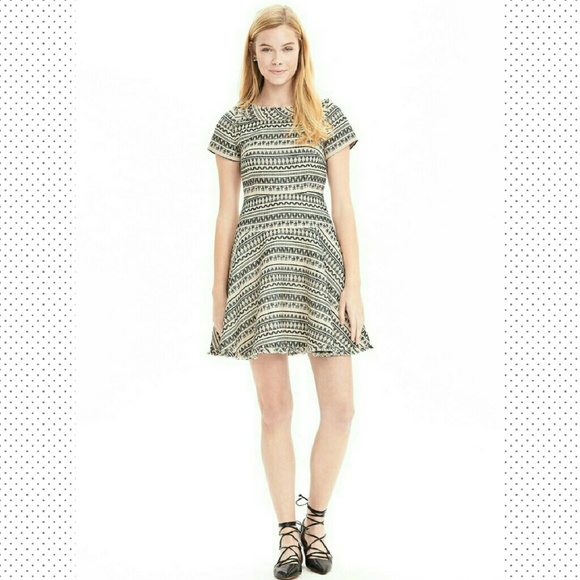 jacquard fit and flare