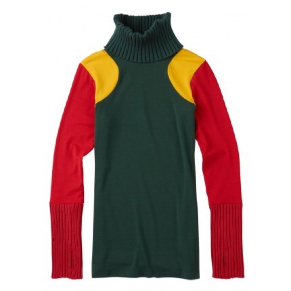 L.A.M.B. x Burton "Natty" turtleneck in Rasta