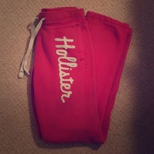 ❗️Final Mark Down❗️Red Hollister Sweatpants