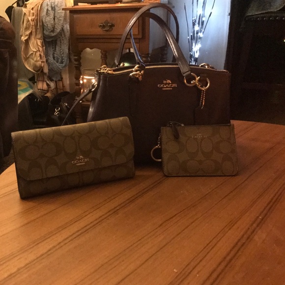 Coach, wallet and card holder brand new - Picture 1 of 4