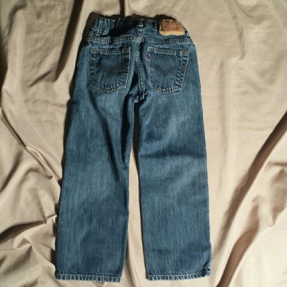 Boys Levi's 505 Regular Denim Jeans Size 8 - Picture 3 of 4