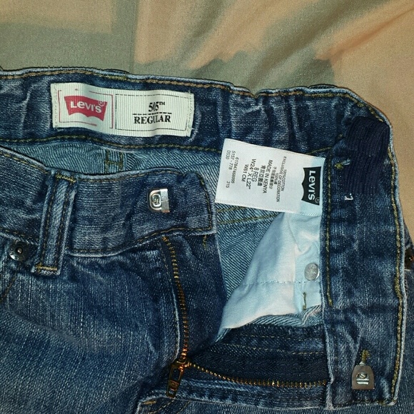 Boys Levi's 505 Regular Denim Jeans Size 8 - Picture 4 of 4