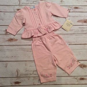 🌹 HP Vitamins Baby Girls 2 piece Set 6 Months