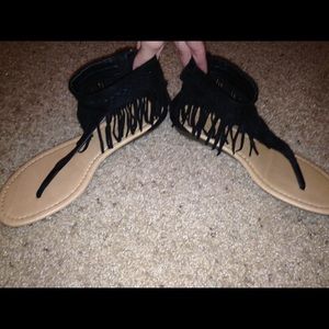 Fringe Sandals size 8