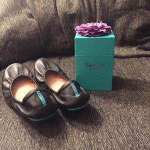 Tieks Black Matte Ballet Slippers Size 9