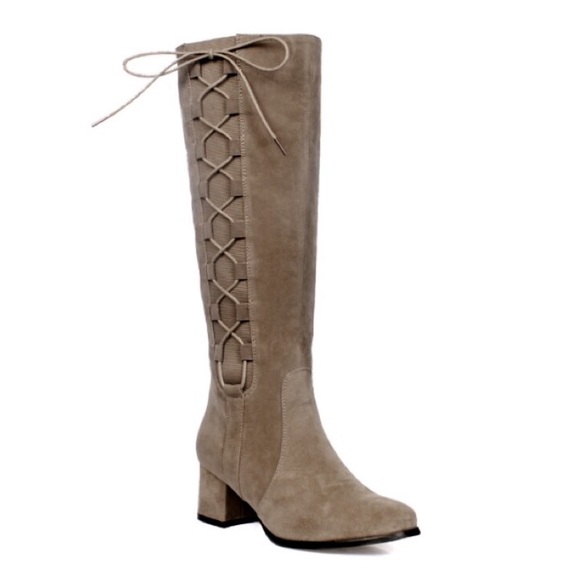 Taupe Knee High Boot