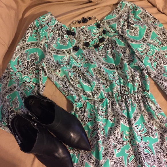 Fab'rik Dresses & Skirts - Mosaic Print Boutique Dress