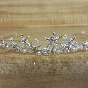 Starfish and pearl tiara/headband
