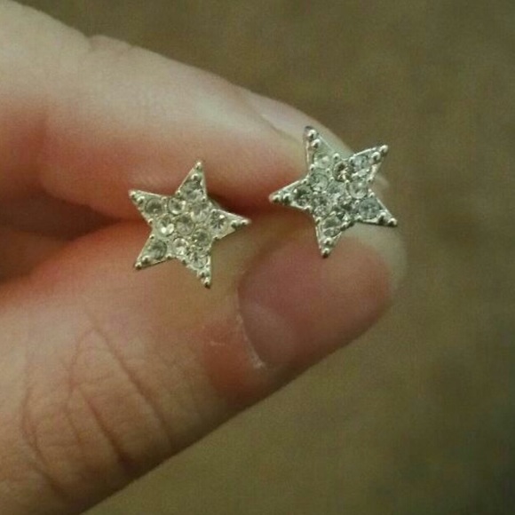 Rhinestone Star stud earrings