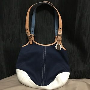 Coach L3J 4430 Daisy Navy Twill Hobo