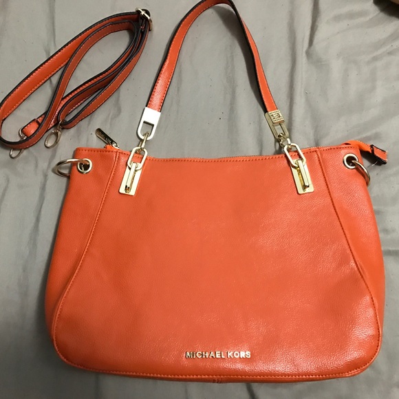 Orange Purse with strap