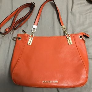 Orange Purse with strap