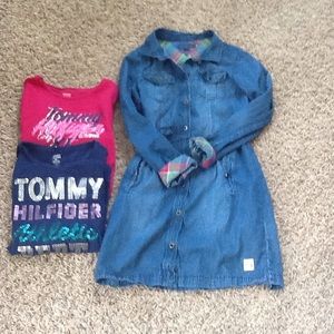 Tommy Hilfiger Size 12 Girls Shirts & Jumper!