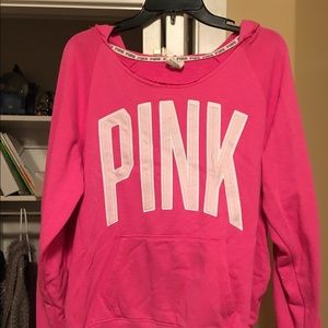 Pink baggy hoodie