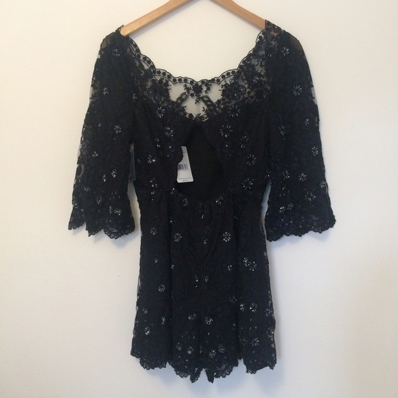 Free People • Songbird Romper - Picture 2 of 5