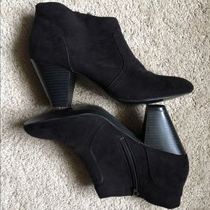 Suede booties