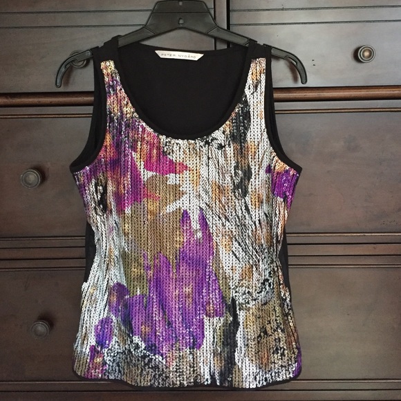 Sequined tank