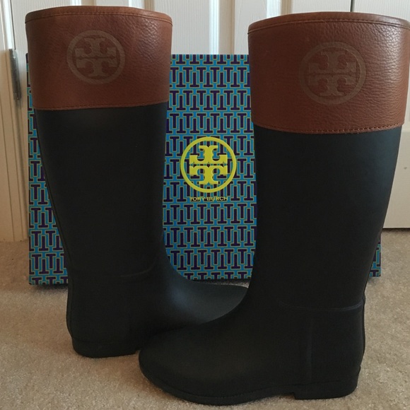 Tory Burch Rain Boots SZ 9