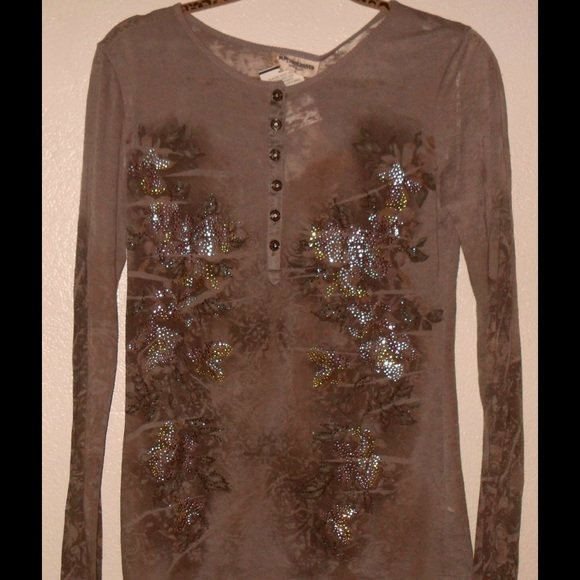 Long sleeve shirt MM Unplugged by miss me Size lg.