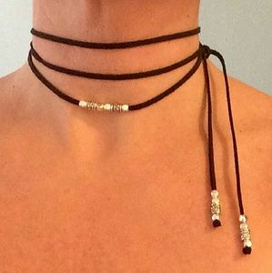 Coming soon! Long wrap chocker
