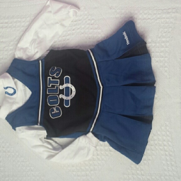 24 month NFL colts cheerleader outfit