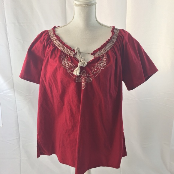 Vintage St John Peasant embroidered top - Picture 2 of 2