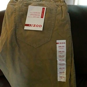 Men's Izod corduroy pants NWT