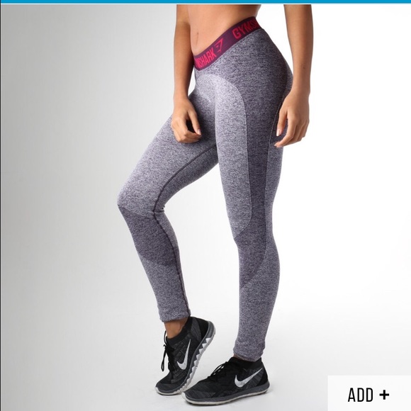 Gymshark flex plum leggings - Picture 1 of 3