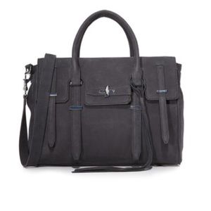 Suede Top Zip Jules Satchel